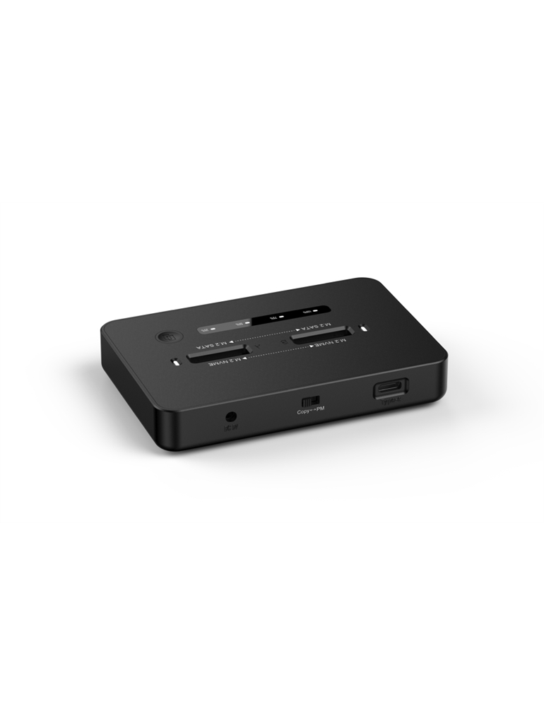 Gembird Desktop dual drive USB Type-C M.2 NVME (and SATA) SSD docking station, Black | DD2-U3M2 2