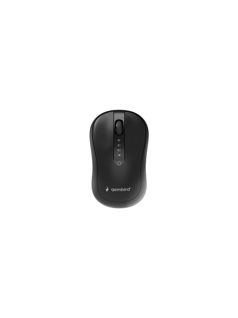 Gembird Dual-mode mouse | MUSW2-4B-01 | Wireless | 2.4G, Bluetooth | Black