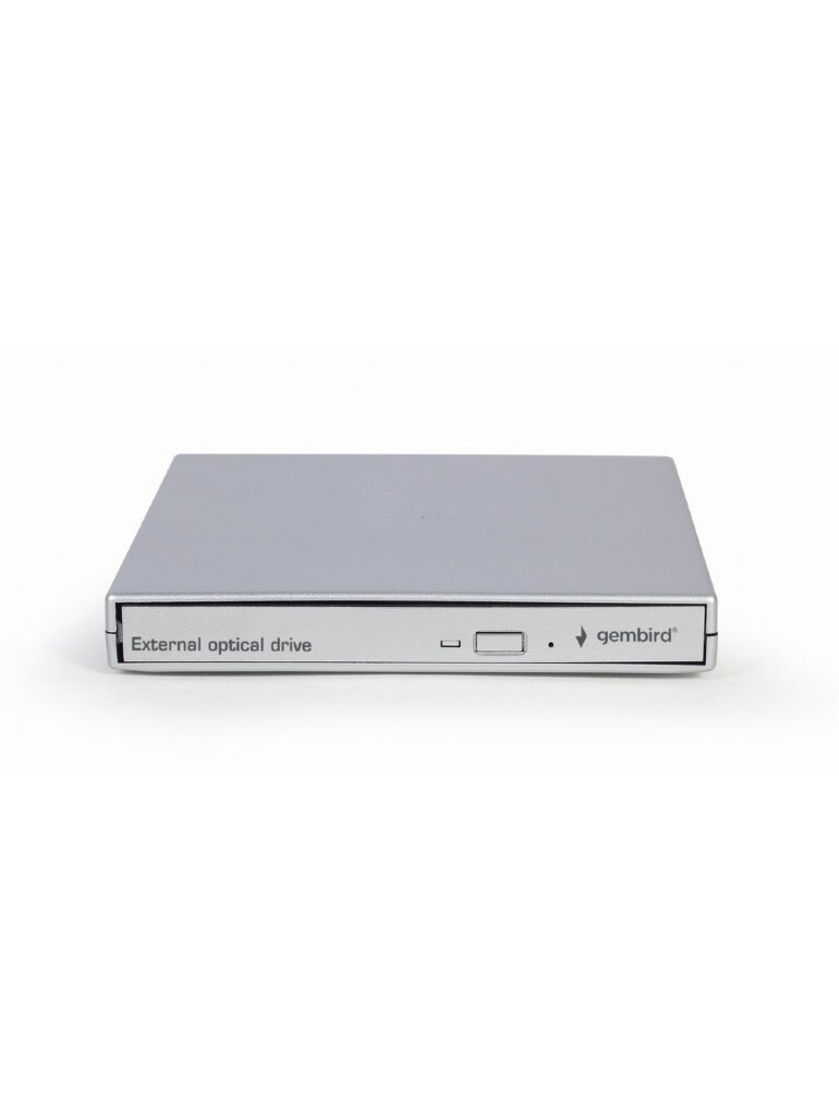 Gembird External USB DVD drive | DVD-USB-021-SV | Interface USB 2.0 | CD/DVD | CD read speed 24 x | CD write speed 24 x | Silver 1