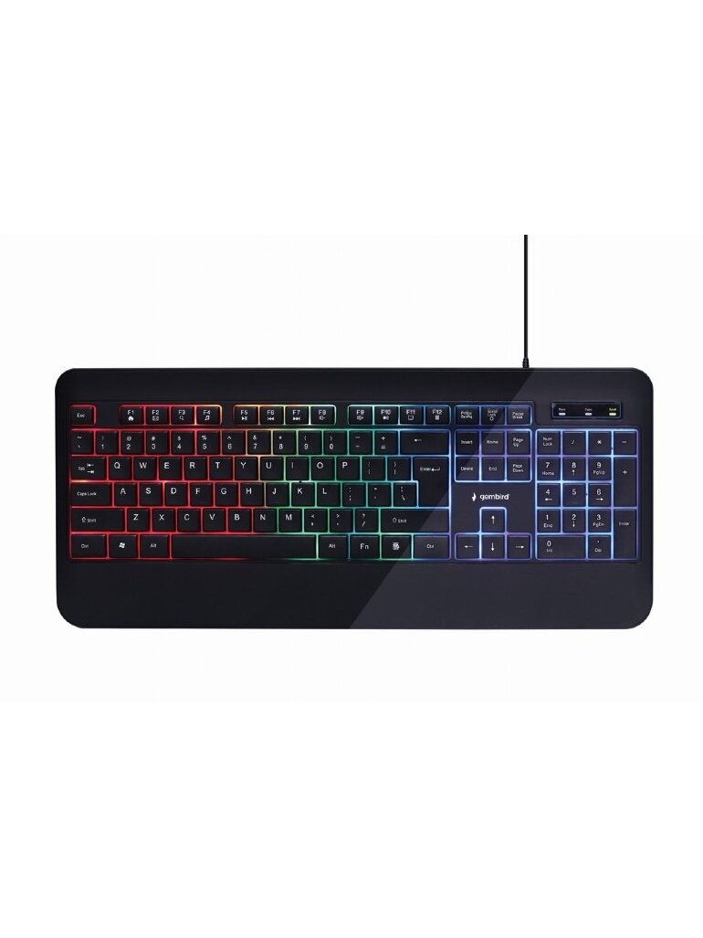 Gembird | Multimedia Keyboard | KB-UML-03 | Multimedia | Wired | US | Black Gembird | Multimedia Keyboard | KB-UML-03 | Multimedia | Wired | US | Black
