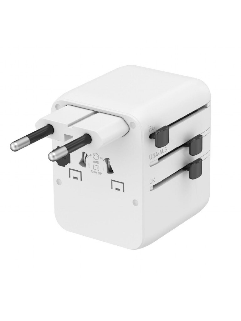 Gembird Universal travel power adapter | TPA-1A2C20-01-W | 20 W | Travel Adapter 2 Gembird Universal travel power adapter | TPA-1A2C20-01-W | 20 W | Travel Adapter 2