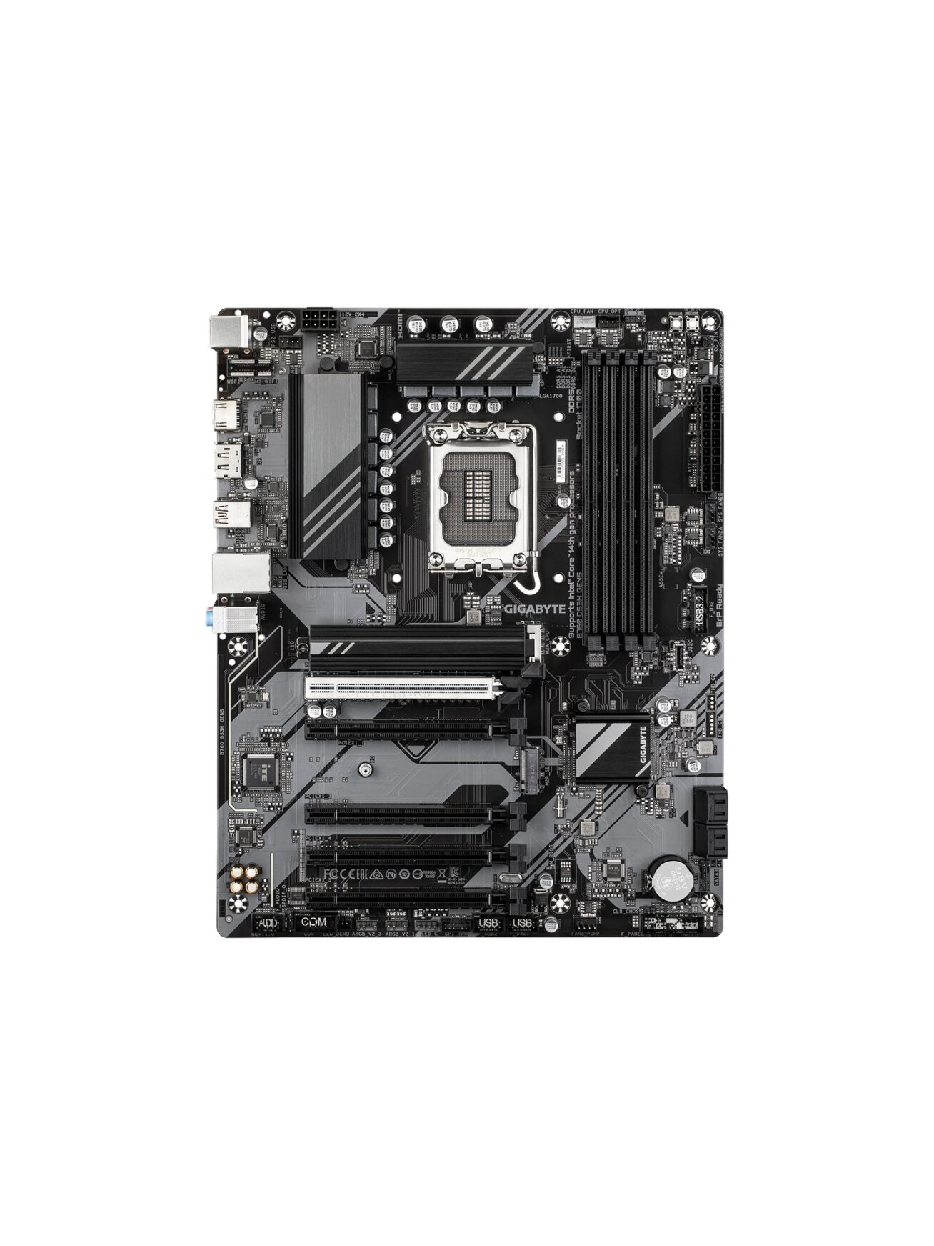 Gigabyte B760 DS3H GEN5 | Processor family Intel | Processor socket LGA1700 | DDR5 | Supported hard disk drive interfaces M.2, SATA | Number of SATA connectors 4 Gigabyte B760 DS3H GEN5 | Processor family Intel | Processor socket LGA1700 | DDR5 | Supported hard disk drive interfaces M.2, SATA | Number of SATA connectors 4