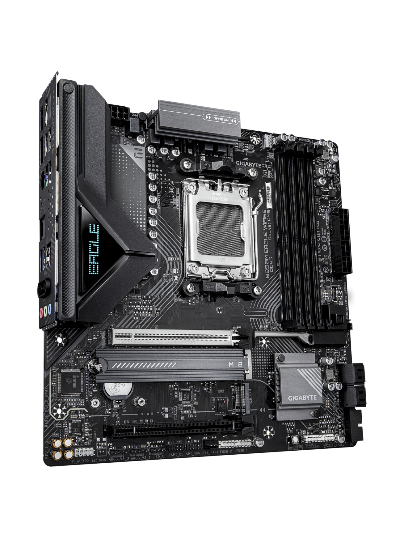 Gigabyte B850M EAGLE WF6E | Processor family AMD | Processor socket AM5 | DDR5 | Supported hard disk drive interfaces SATA, M.2 | Number of SATA connectors 4 2