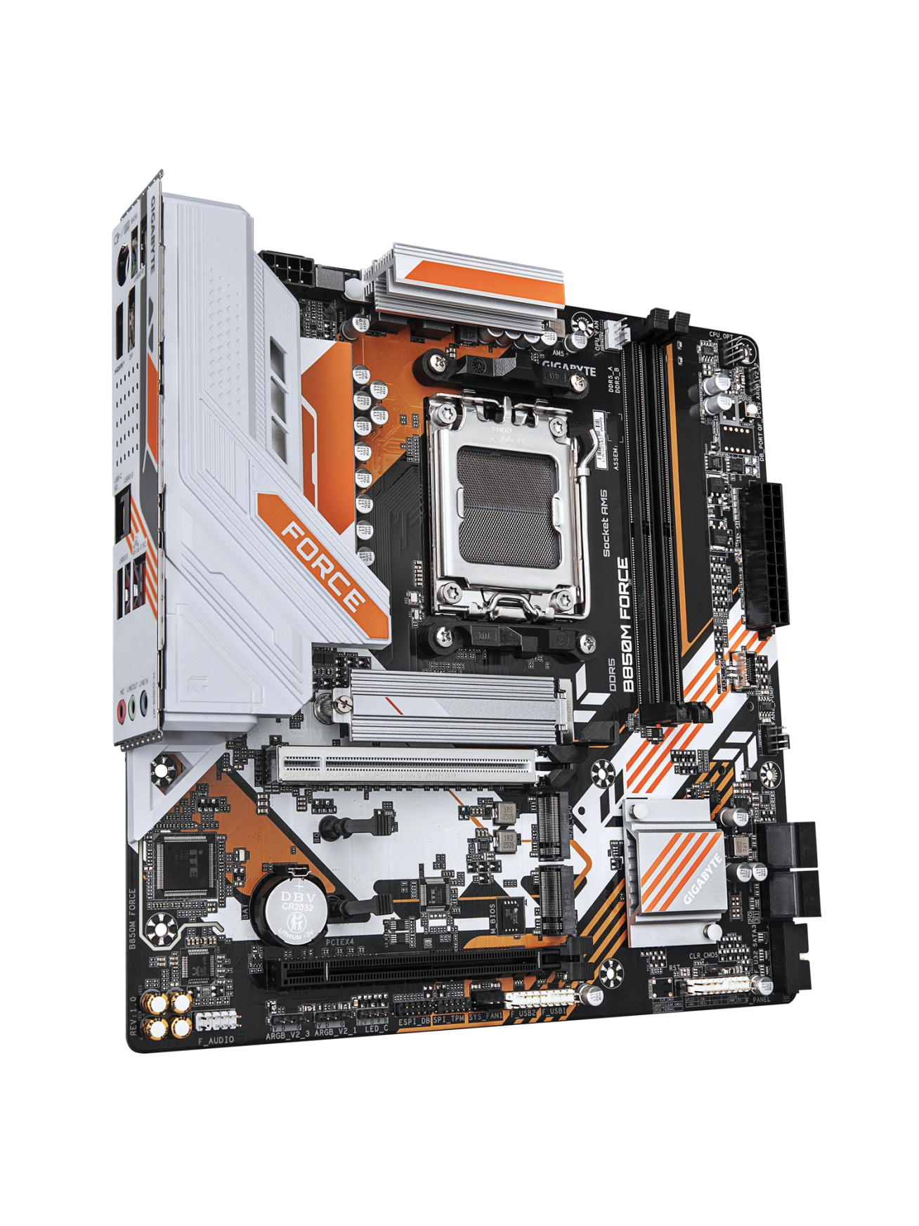 Gigabyte B850M FORCE (rev. 1.0) | Processor family AMD | Processor socket AM5 | DDR5 | Supported hard disk drive interfaces SATA, M.2 | Number of SATA connectors 4 2
