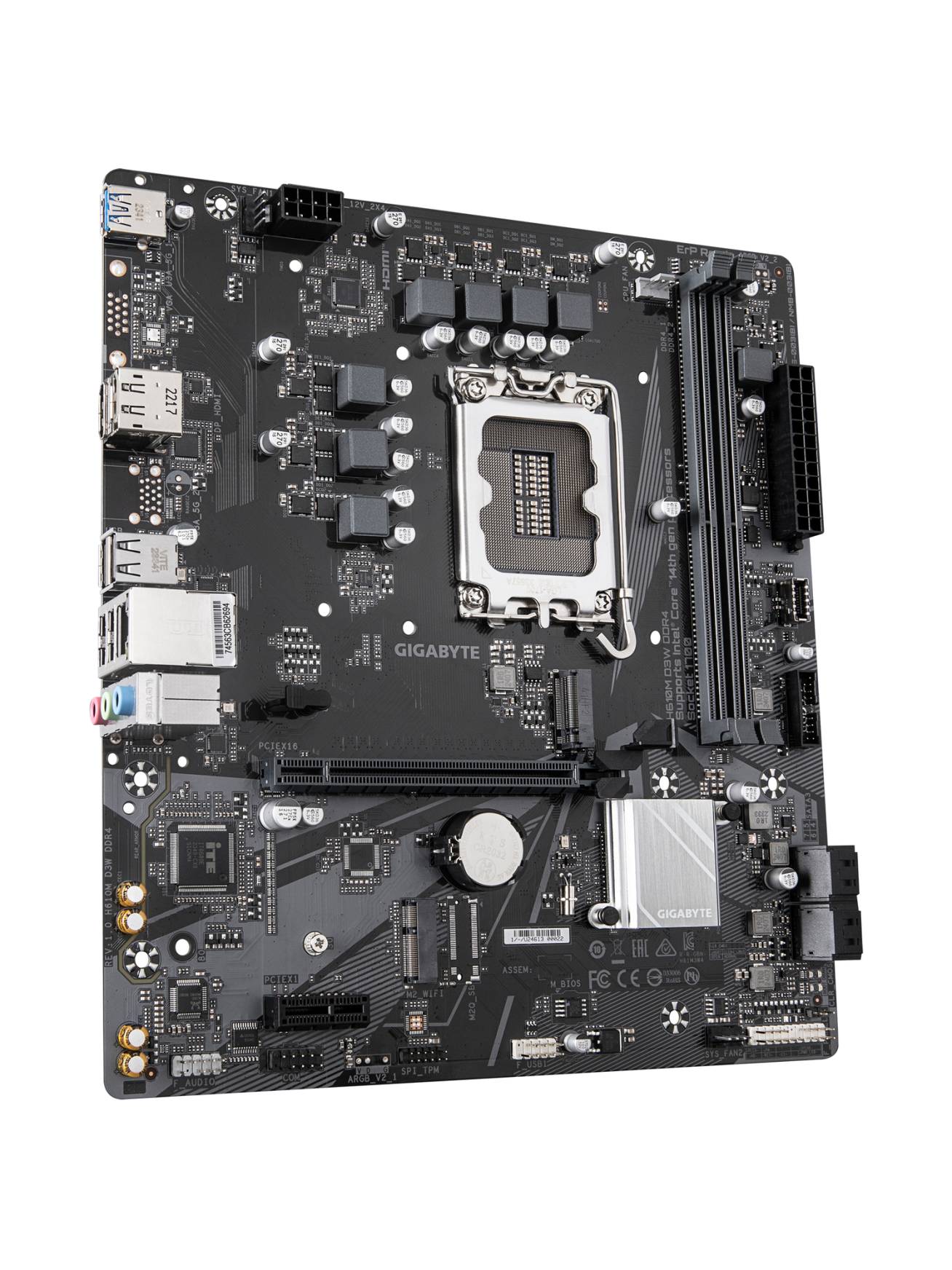 Gigabyte H610M D3W DDR4 | Processor family Intel | Processor socket LGA1700 | DDR4 | Supported hard disk drive interfaces M.2, SATA | Number of SATA connectors 4 2