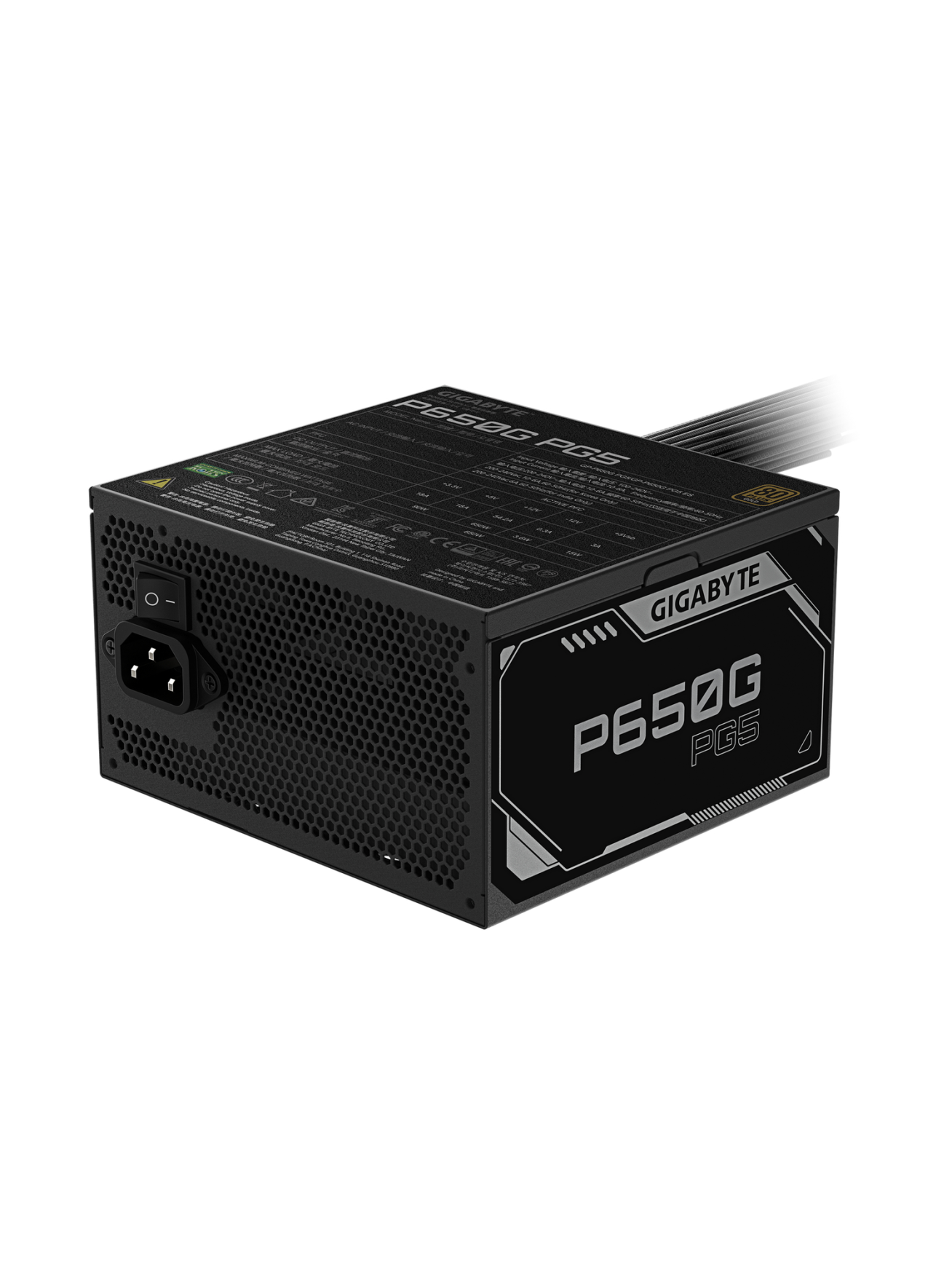 Gigabyte Power Supply | P650G PCIE 5.1 | 650 W 2 Gigabyte Power Supply | P650G PCIE 5.1 | 650 W 2