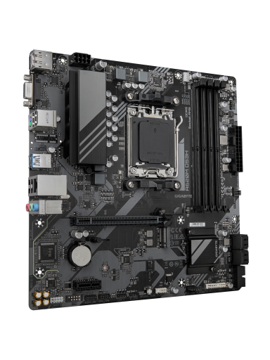 Gigabyte A620M DS3H | Processor family AMD | Processor socket AM5 | DDR5 | Supported hard disk drive interfaces M.2, SATA | Number of SATA connectors 4 Gigabyte A620M DS3H | Processor family AMD | Processor socket AM5 | DDR5 | Supported hard disk drive interfaces M.2, SATA | Number of SATA connectors 4