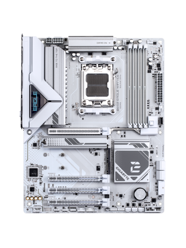 Gigabyte B850 EAGLE WF7 ICE | Processor family AMD | Processor socket AM5 | DDR5 | Supported hard disk drive interfaces SATA, M.2 | Number of SATA connectors 4 Gigabyte B850 EAGLE WF7 ICE | Processor family AMD | Processor socket AM5 | DDR5 | Supported hard disk drive interfaces SATA, M.2 | Number of SATA connectors 4