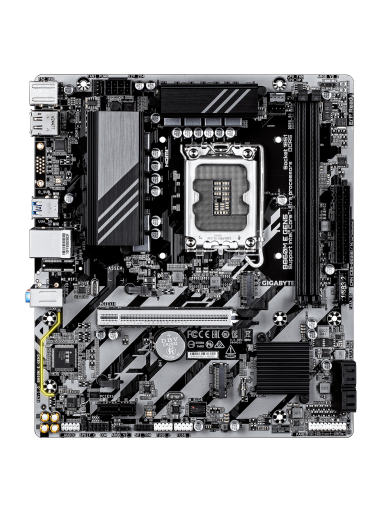 Gigabyte B860M E GEN5 | Processor family Intel | Processor socket LGA1851 | DDR5 | Number of SATA connectors 4 | Supported hard disk drive interfaces SATA, M.2 Gigabyte B860M E GEN5 | Processor family Intel | Processor socket LGA1851 | DDR5 | Number of SATA connectors 4 | Supported hard disk drive interfaces SATA, M.2