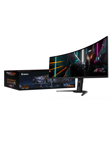 Gigabyte | CO49DQ | 49 " | OLED | DQHD | 32:9 | 144 Hz | 3 ms | 5120 x 1440 pixels | 250 cd/m² | HDMI ports quantity 	 2 x HDMI 2.1 | Black | Warranty 36 month(s)