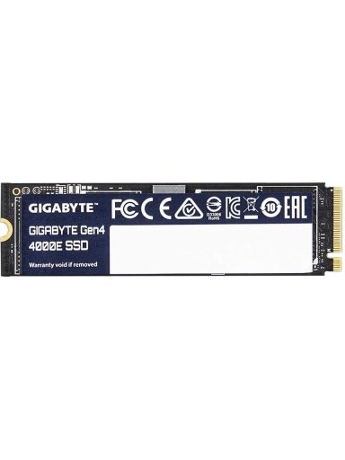 Gigabyte G440E1TB | 1000 GB | Solid-state drive interface PCI-Express 4.0 x4, NVMe 1.4 | Read speed 4000 MB/s | Write speed 3900 MB/s