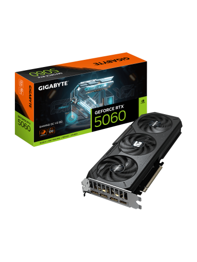 Gigabyte GeForce RTX 5060 GAMING OC V2 8G | NVIDIA | 8 GB | GeForce RTX 5060 | GDDR7 | HDMI ports quantity 1 | PCI-E 5.0