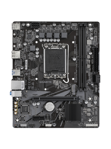 Gigabyte H610M K V2 | Processor family Intel | Processor socket LGA1700 | DDR5 | Supported hard disk drive interfaces M.2, SATA | Number of SATA connectors 2 Gigabyte H610M K V2 | Processor family Intel | Processor socket LGA1700 | DDR5 | Supported hard disk drive interfaces M.2, SATA | Number of SATA connectors 2