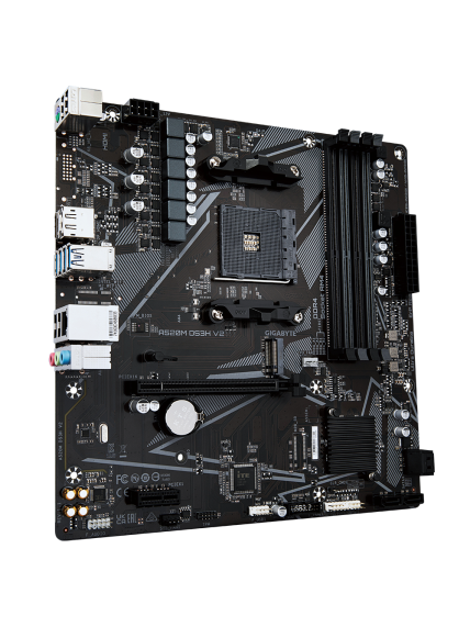 Gigabyte | A520M DS3H V2 | Processor family AMD | Processor socket AM4 | DDR4 DIMM | Memory slots 2 | Number of SATA connectors 4 | Chipset AMD A520 | Micro ATX 2