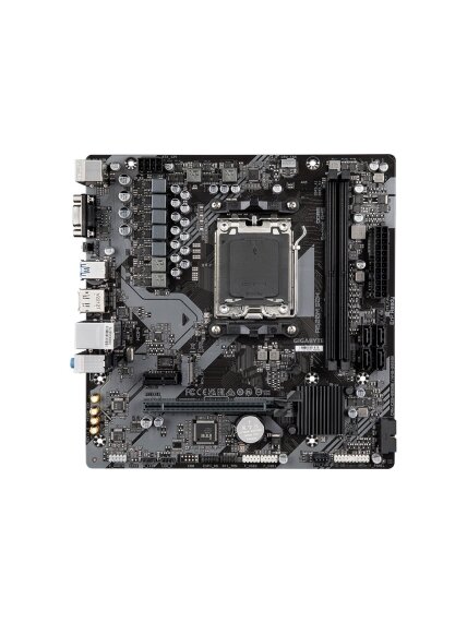 Gigabyte | A620M S2H 1.0 M/B | Processor family AMD | Processor socket AM5 | DDR5 DIMM | Memory slots 2 | Supported hard disk drive interfaces 	SATA, M.2 | Number of SATA connectors 4 | Chipset AMD A620 | Micro ATX 1