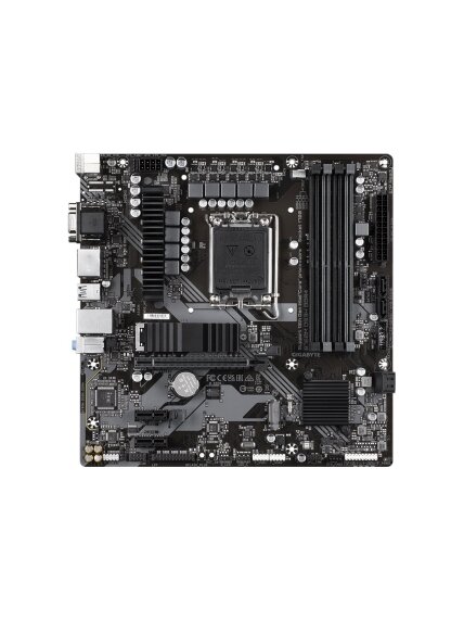 Gigabyte | B760M DS3H DDR4 1.0 M/B | Processor family Intel | Processor socket  LGA1700 | DDR4 DIMM | Memory slots 4 | Supported hard disk drive interfaces 	SATA, M.2 | Number of SATA connectors 4 | Chipset Intel B760 Express | Micro ATX