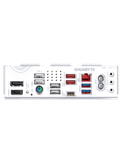 Gigabyte B850 EAGLE WF7 ICE | Processor family AMD | Processor socket AM5 | DDR5 | Supported hard disk drive interfaces SATA, M.2 | Number of SATA connectors 4 3