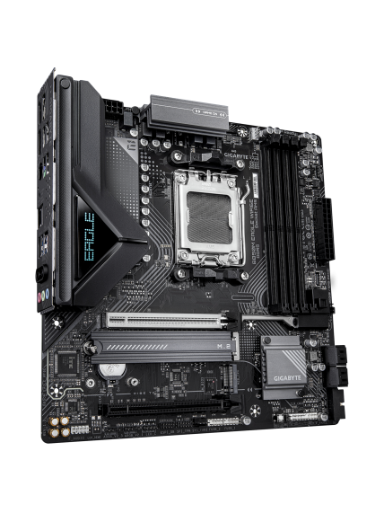 Gigabyte B850M EAGLE WF6E | Processor family AMD | Processor socket AM5 | DDR5 | Supported hard disk drive interfaces SATA, M.2 | Number of SATA connectors 4 2