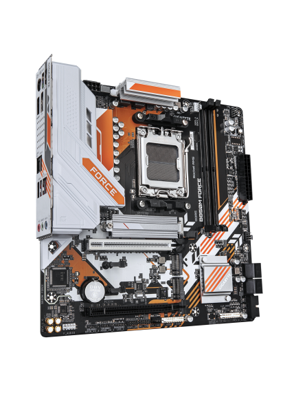 Gigabyte B850M FORCE (rev. 1.0) | Processor family AMD | Processor socket AM5 | DDR5 | Supported hard disk drive interfaces SATA, M.2 | Number of SATA connectors 4 2