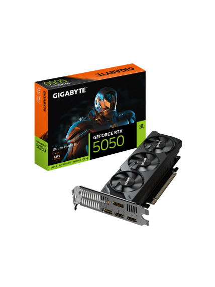 Gigabyte GeForce RTX 5050 OC Low Profile 8G | NVIDIA | 8 GB | GeForce RTX 5050 | GDDR6 | HDMI ports quantity 2 | PCI-E 5.0