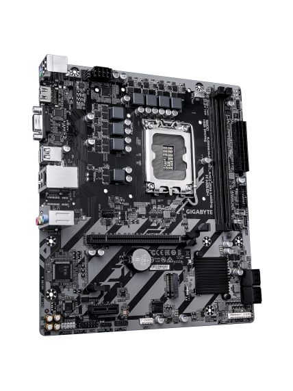 Gigabyte H810M H | Processor family Intel | Processor socket LGA1851 | DDR5 | Supported hard disk drive interfaces SATA, M.2 | Number of SATA connectors 4 2 Gigabyte H810M H | Processor family Intel | Processor socket LGA1851 | DDR5 | Supported hard disk drive interfaces SATA, M.2 | Number of SATA connectors 4 2