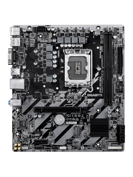Gigabyte H810M S2H GEN5 | Processor family Intel | Processor socket LGA1851 | DDR5 | Supported hard disk drive interfaces SATA, M.2 | Number of SATA connectors 4 1