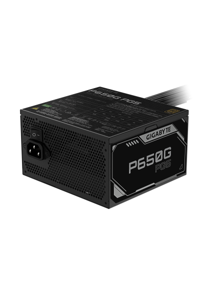 Gigabyte Power Supply | P650G PCIE 5.1 | 650 W 2 Gigabyte Power Supply | P650G PCIE 5.1 | 650 W 2