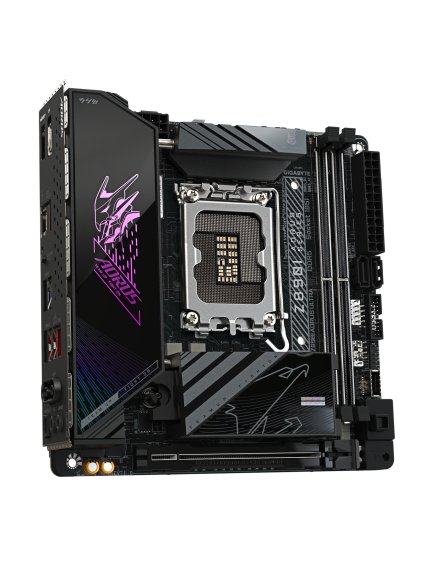 Gigabyte Z890I AORUS ULTRA | Processor family Intel | Processor socket LGA1851 | DDR5 | Supported hard disk drive interfaces M.2, SATA | Number of SATA connectors 2 2 Gigabyte Z890I AORUS ULTRA | Processor family Intel | Processor socket LGA1851 | DDR5 | Supported hard disk drive interfaces M.2, SATA | Number of SATA connectors 2 2
