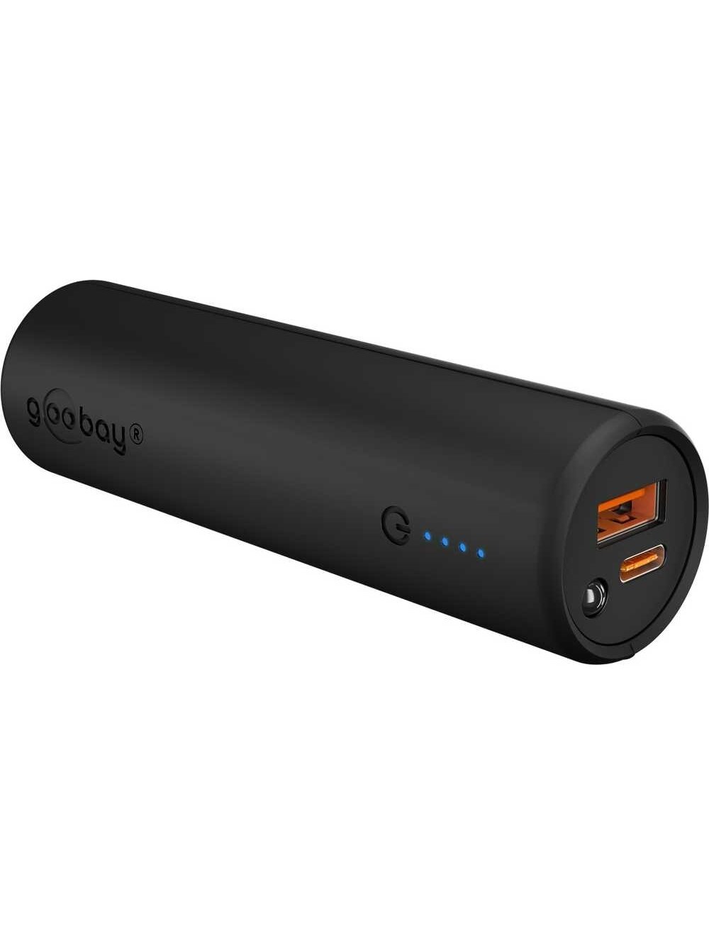 Goobay Bike Powerbank 5.0 with Reinforced Holder for Bicycle Handlebars | 60656 | 5000 mAh | Black 1 Goobay Bike Powerbank 5.0 with Reinforced Holder for Bicycle Handlebars | 60656 | 5000 mAh | Black 1