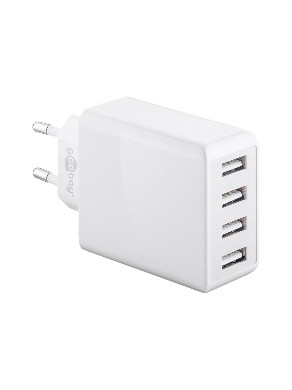 Goobay 44962 30 W USB-A Multiport Charger, White 2 Goobay 44962 30 W USB-A Multiport Charger, White 2