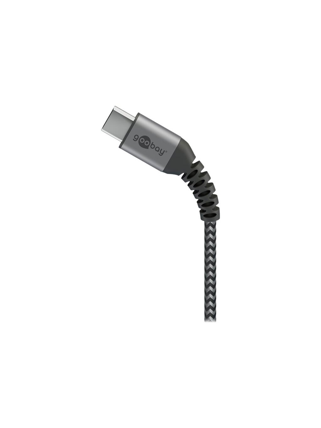 Goobay | USB-C to USB-A Textile Cable with Metal Plugs | 49296 | USB-C to USB-A 3