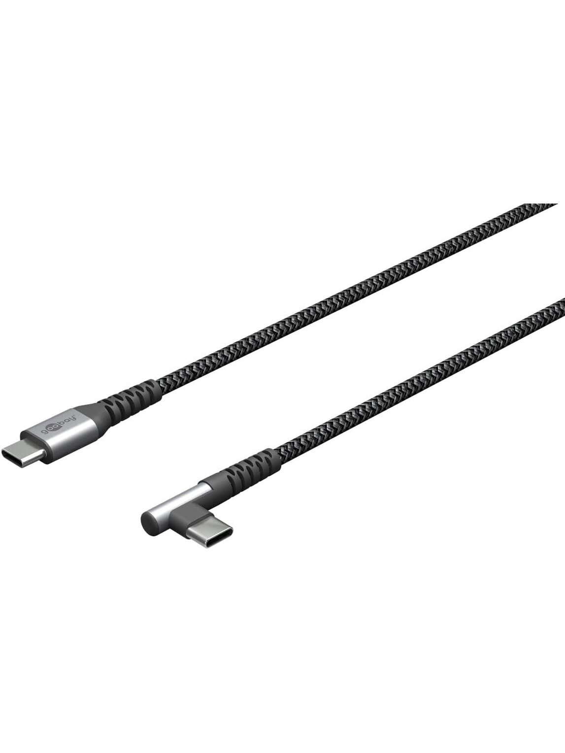 Goobay | 64659 USB-C to USB-C Textile Cable with Metal Plugs, 1 m | USB-C to USB-C Goobay | 64659 USB-C to USB-C Textile Cable with Metal Plugs, 1 m | USB-C to USB-C