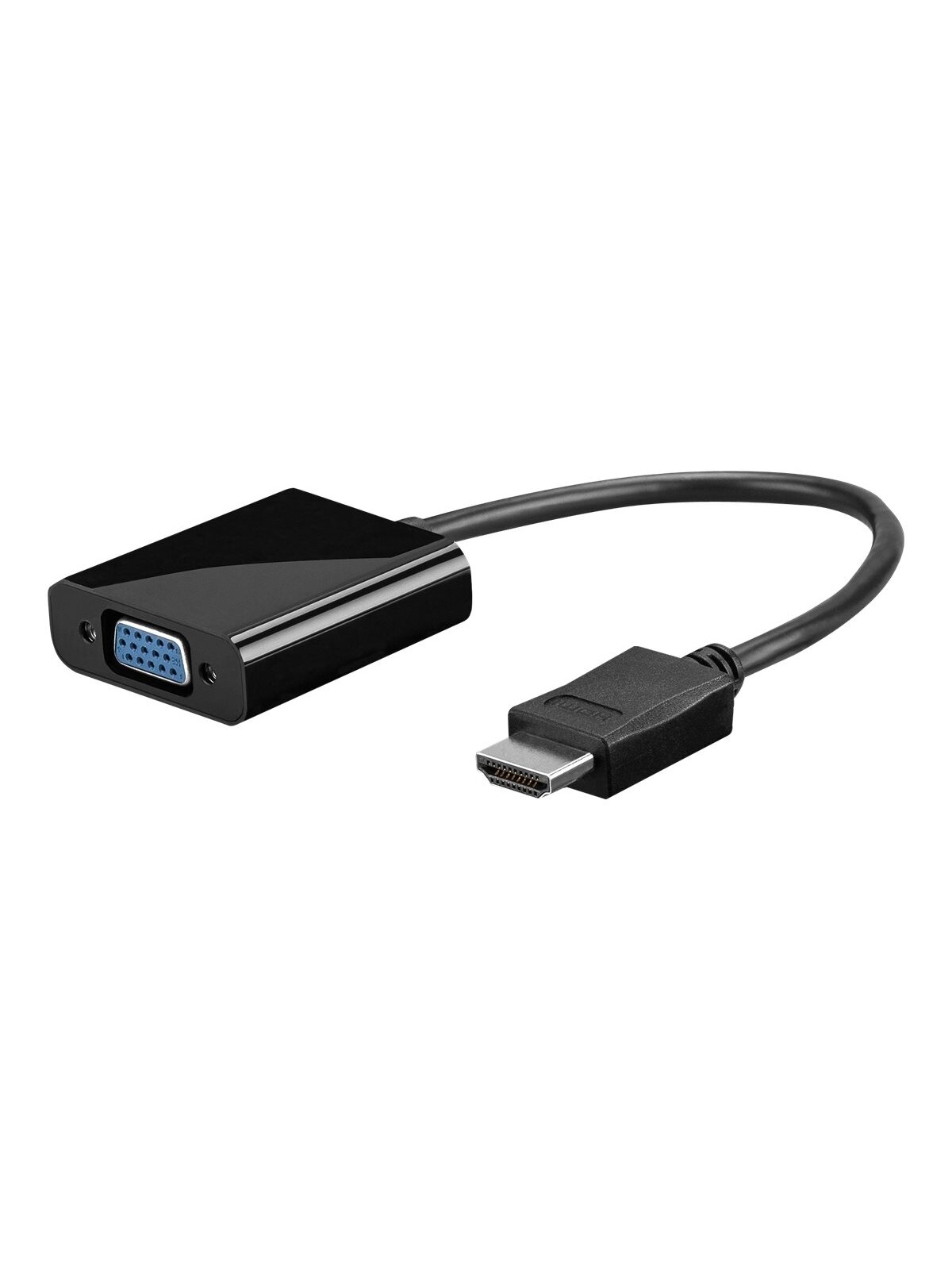 Goobay | HDMI/VGA adapter, nickel plated | 68793 | Black | HDMI male (type A) | VGA female (15-pin) Goobay | HDMI/VGA adapter, nickel plated | 68793 | Black | HDMI male (type A) | VGA female (15-pin)
