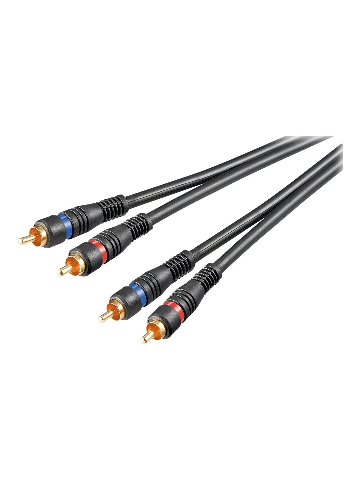 Goobay | Stereo RCA cable 2x RCA, double shielded | 50032 Goobay | Stereo RCA cable 2x RCA, double shielded | 50032