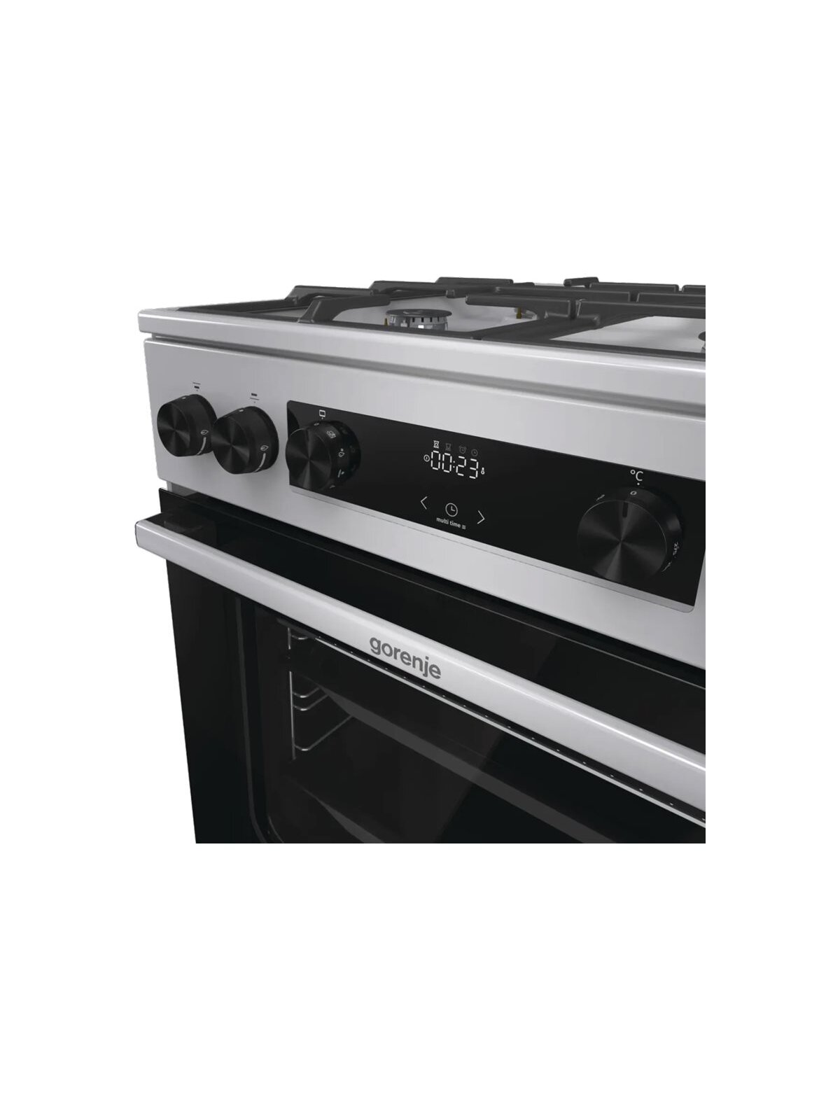 Gorenje GK6C4XF | Cooker | Hob type Gas | Oven type Electric | Stainless steel | Width 60 cm | Depth 60 cm | Grilling | Energy efficiency class A | 71 L 10 Gorenje GK6C4XF | Cooker | Hob type Gas | Oven type Electric | Stainless steel | Width 60 cm | Depth 60 cm | Grilling | Energy efficiency class A | 71 L 10