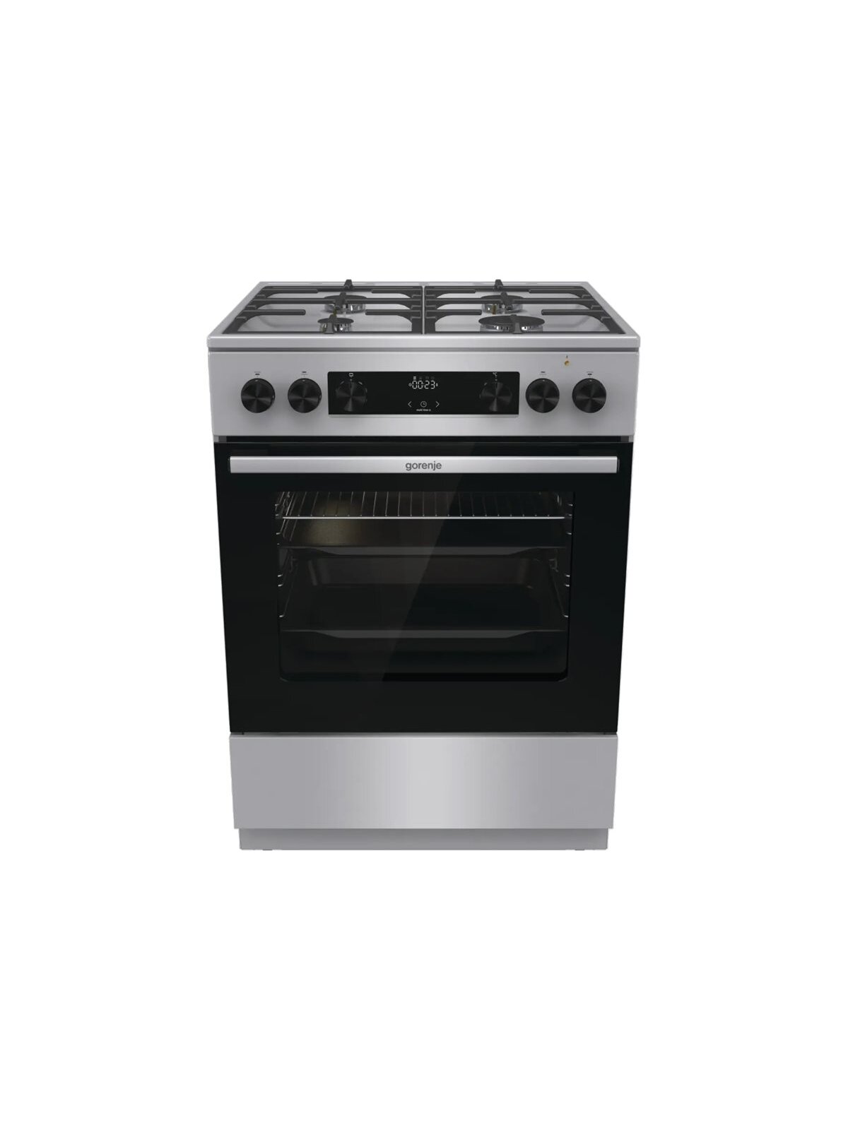 Gorenje GK6C4XF | Cooker | Hob type Gas | Oven type Electric | Stainless steel | Width 60 cm | Depth 60 cm | Grilling | Energy efficiency class A | 71 L 2