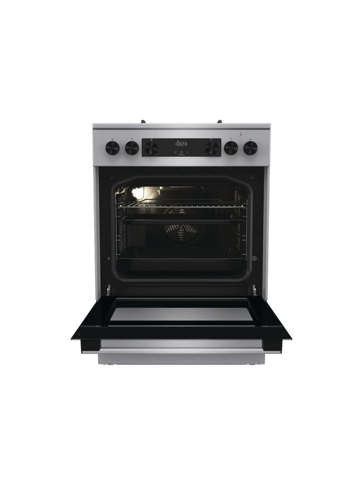 Gorenje GK6C4XF | Cooker | Hob type Gas | Oven type Electric | Stainless steel | Width 60 cm | Depth 60 cm | Grilling | Energy efficiency class A | 71 L 5