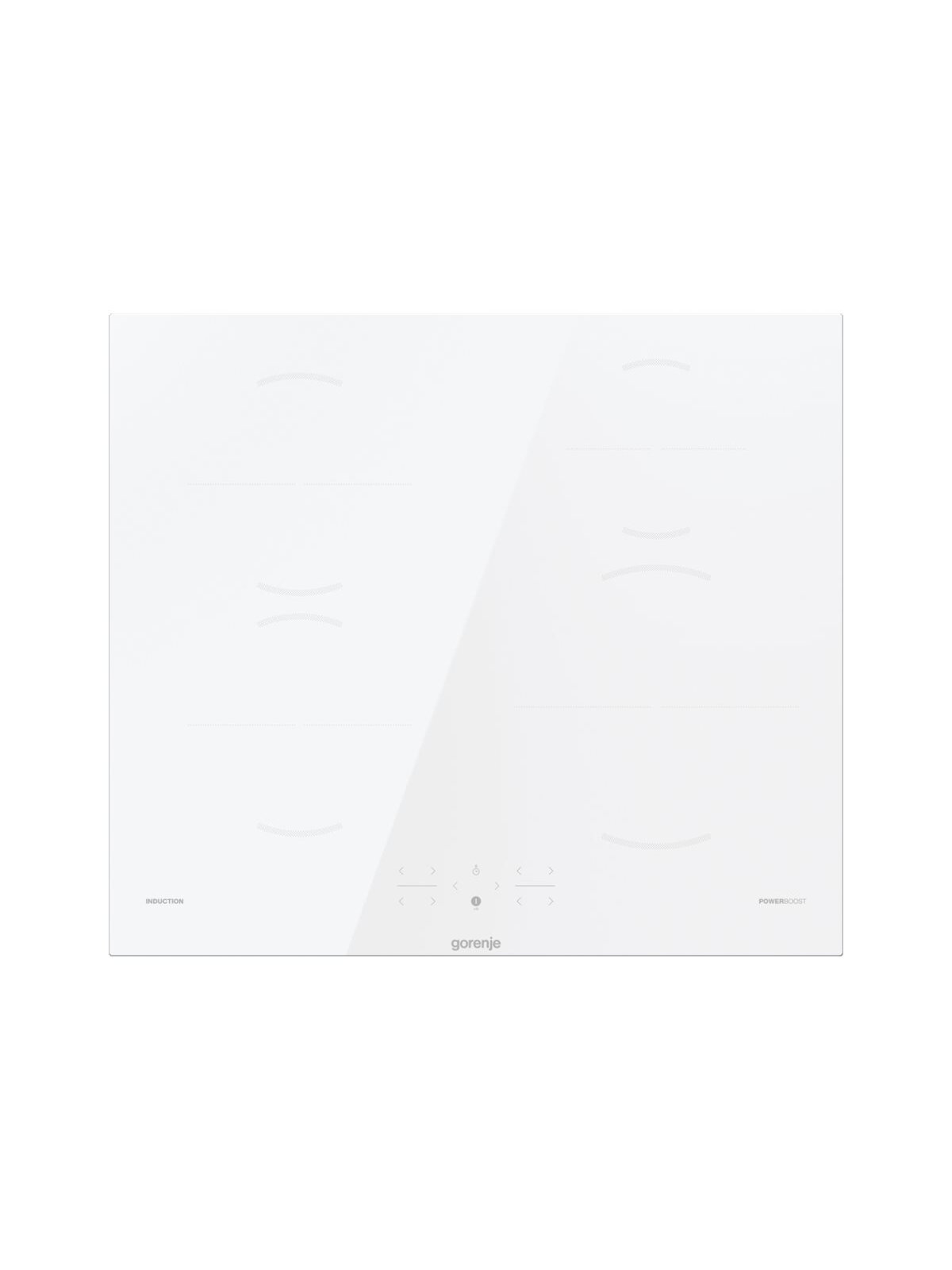 Gorenje | Hob | GI6401WSC | Induction | Number of burners/cooking zones 4 | Touch | Timer | White | Display