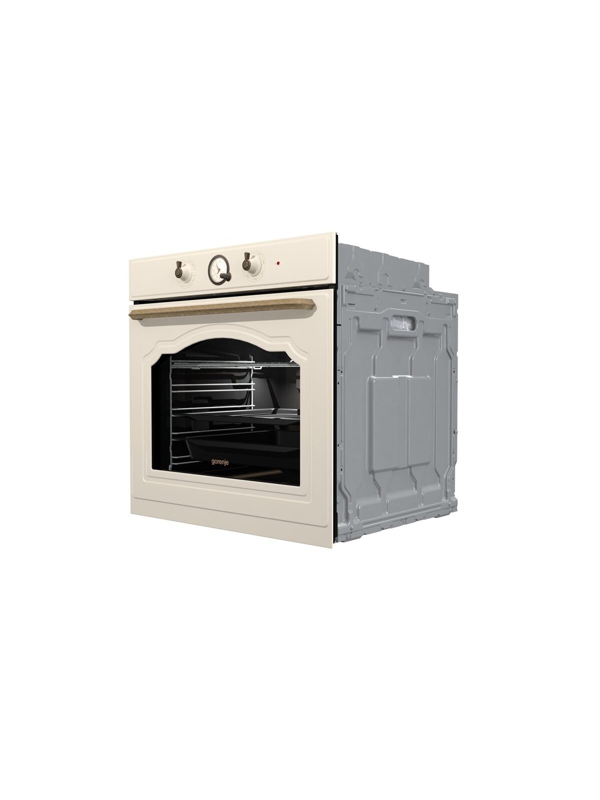Gorenje | Oven | BOS67371CLI | 77 L | Multifunctional | EcoClean | Mechanical control | Steam function | Height 59.5 cm | Width 59.5 cm | Beige