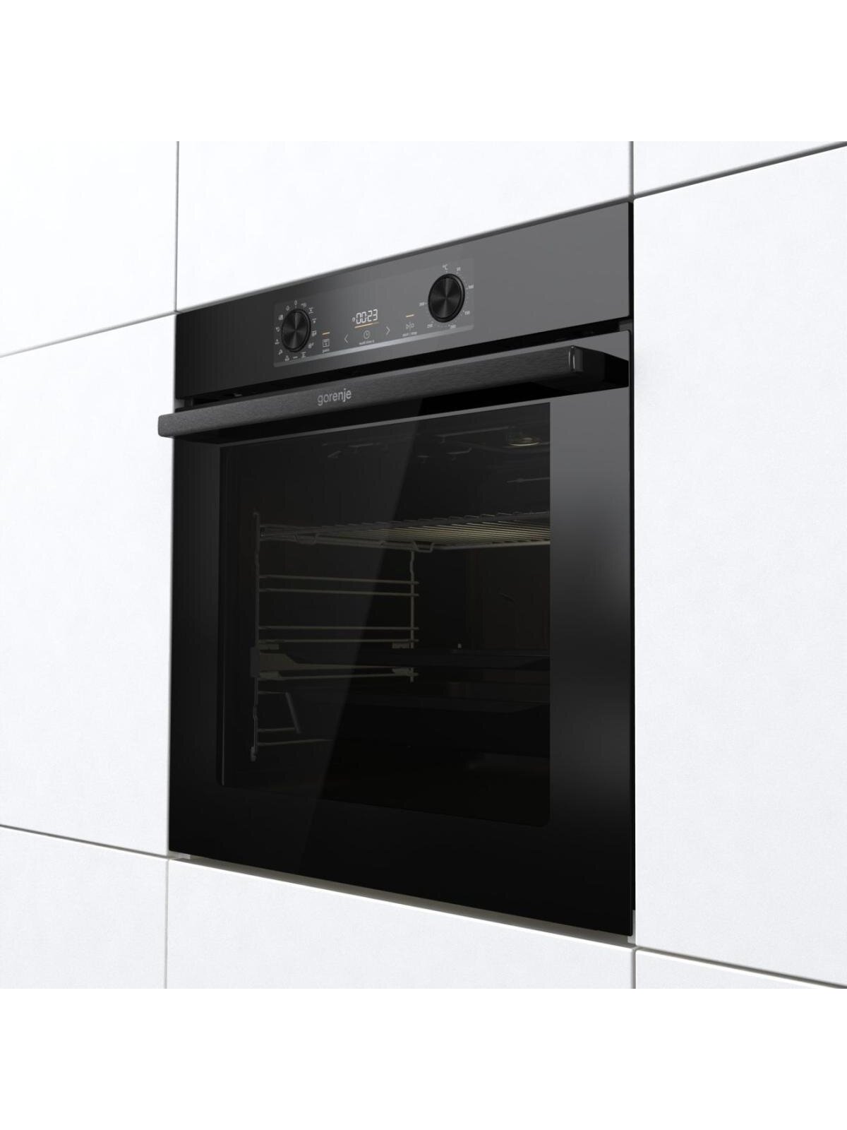 Gorenje Oven | BOS6737E13FBG | 77 L | Electric | AquaClean | Mechanical | Steam function | Height 59.5 cm | Width 59.5 cm | Stainless steel 2