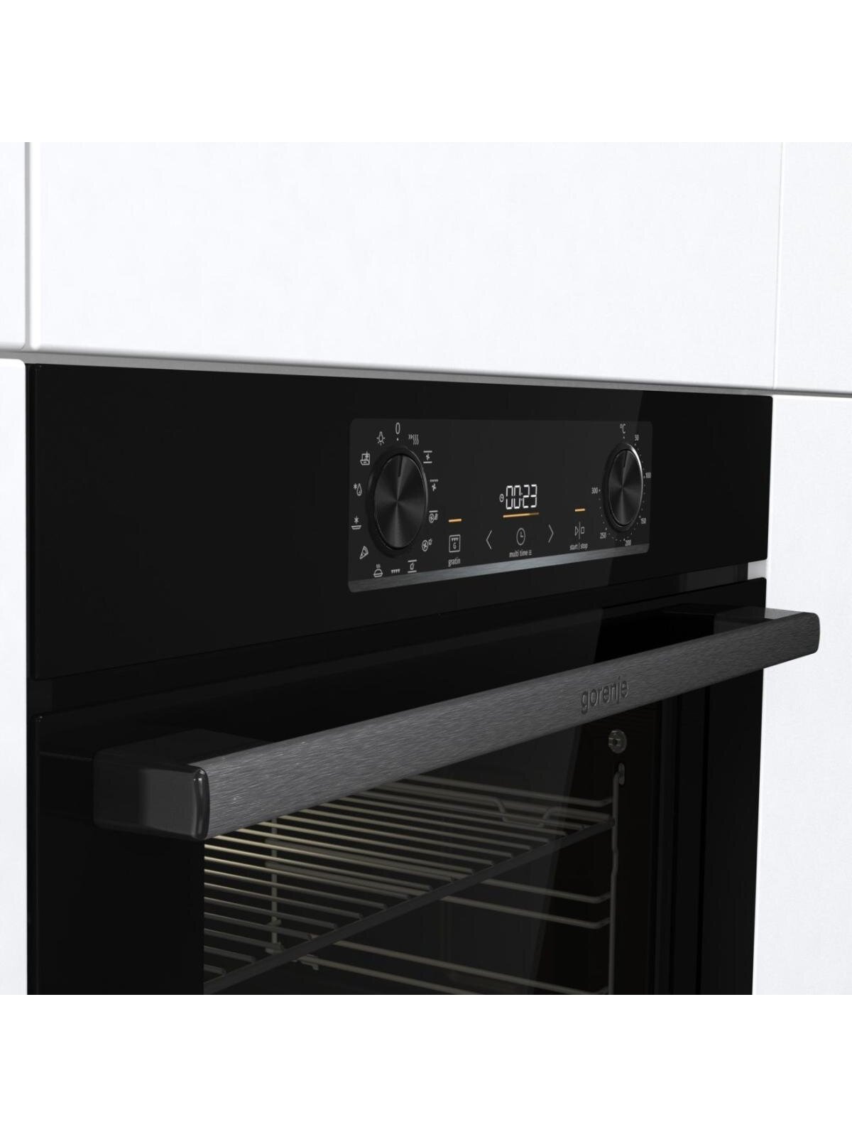 Gorenje Oven | BOS6737E13FBG | 77 L | Electric | AquaClean | Mechanical | Steam function | Height 59.5 cm | Width 59.5 cm | Stainless steel 4