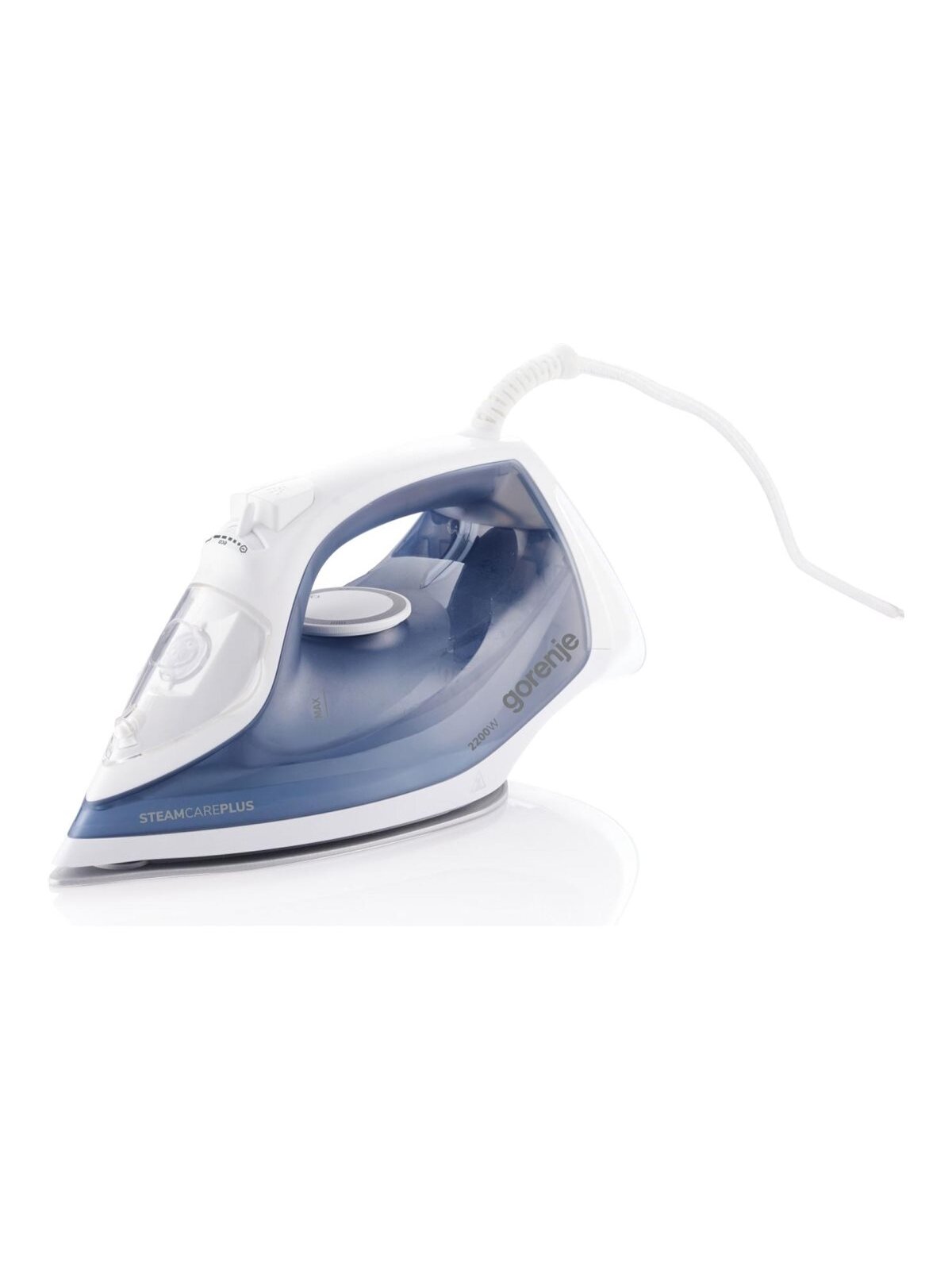 Gorenje SIK2200WB Steam Iron, 2200W, Water tank capacity 450 ml, Continuous steam 35 g/min, Auto power off, Blue/White | Gorenje Gorenje SIK2200WB Steam Iron, 2200W, Water tank capacity 450 ml, Continuous steam 35 g/min, Auto power off, Blue/White | Gorenje