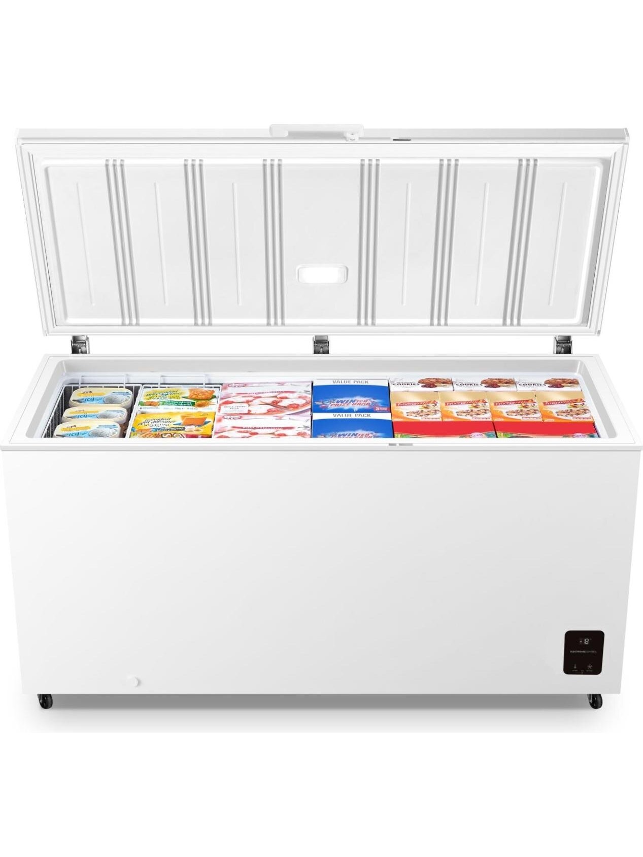 Gorenje | Freezer | FH50EAW | Energy efficiency class E | Chest | Free standing | Height 84.7 cm | Total net capacity 500 L | Display | White 1 Gorenje | Freezer | FH50EAW | Energy efficiency class E | Chest | Free standing | Height 84.7 cm | Total net capacity 500 L | Display | White 1