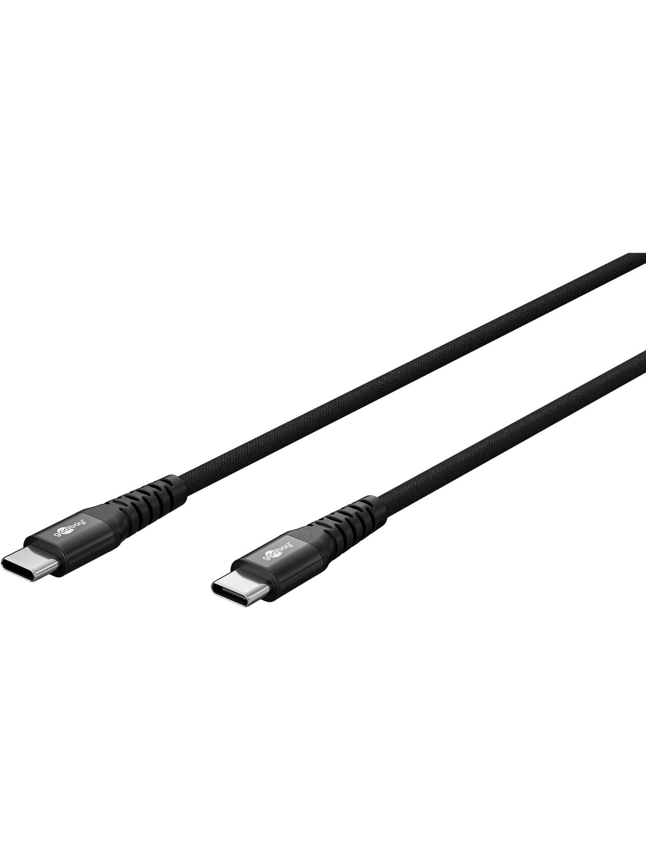 Goobay | USB-C Supersoft Textile Cable with Metal Plugs | 73954 1