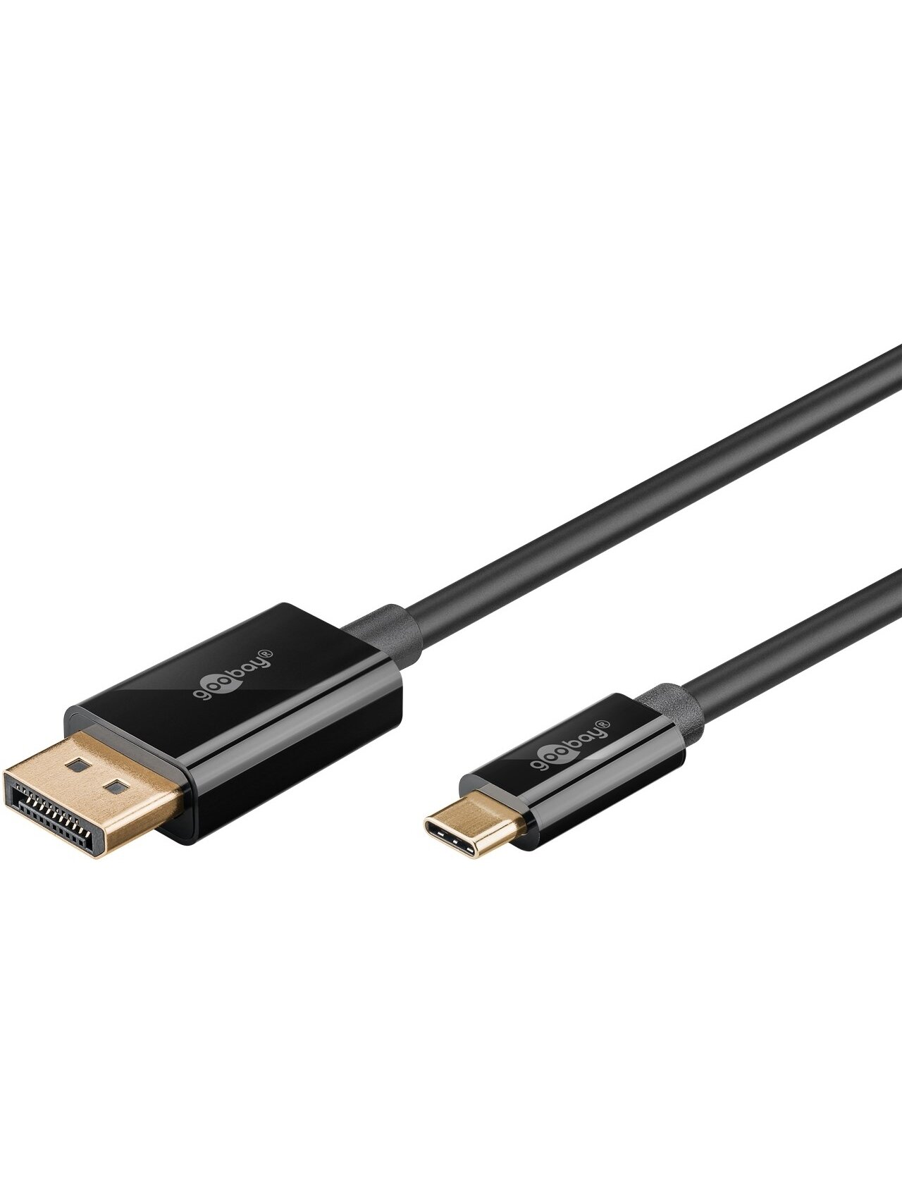 Goobay USB-C to DisplayPort Cable 4K at 60 Hz, 1 m | 75704 1 Goobay USB-C to DisplayPort Cable 4K at 60 Hz, 1 m | 75704 1