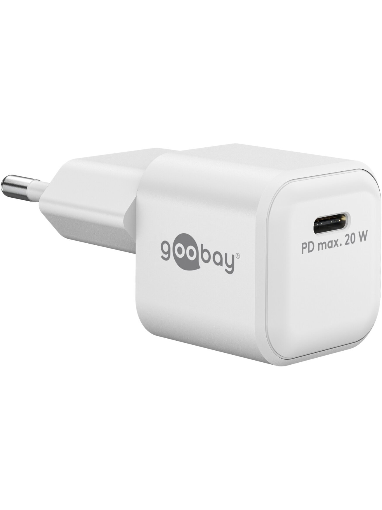 Goobay 20 W USB-C PD GaN Fast Charger Nano | USB-C