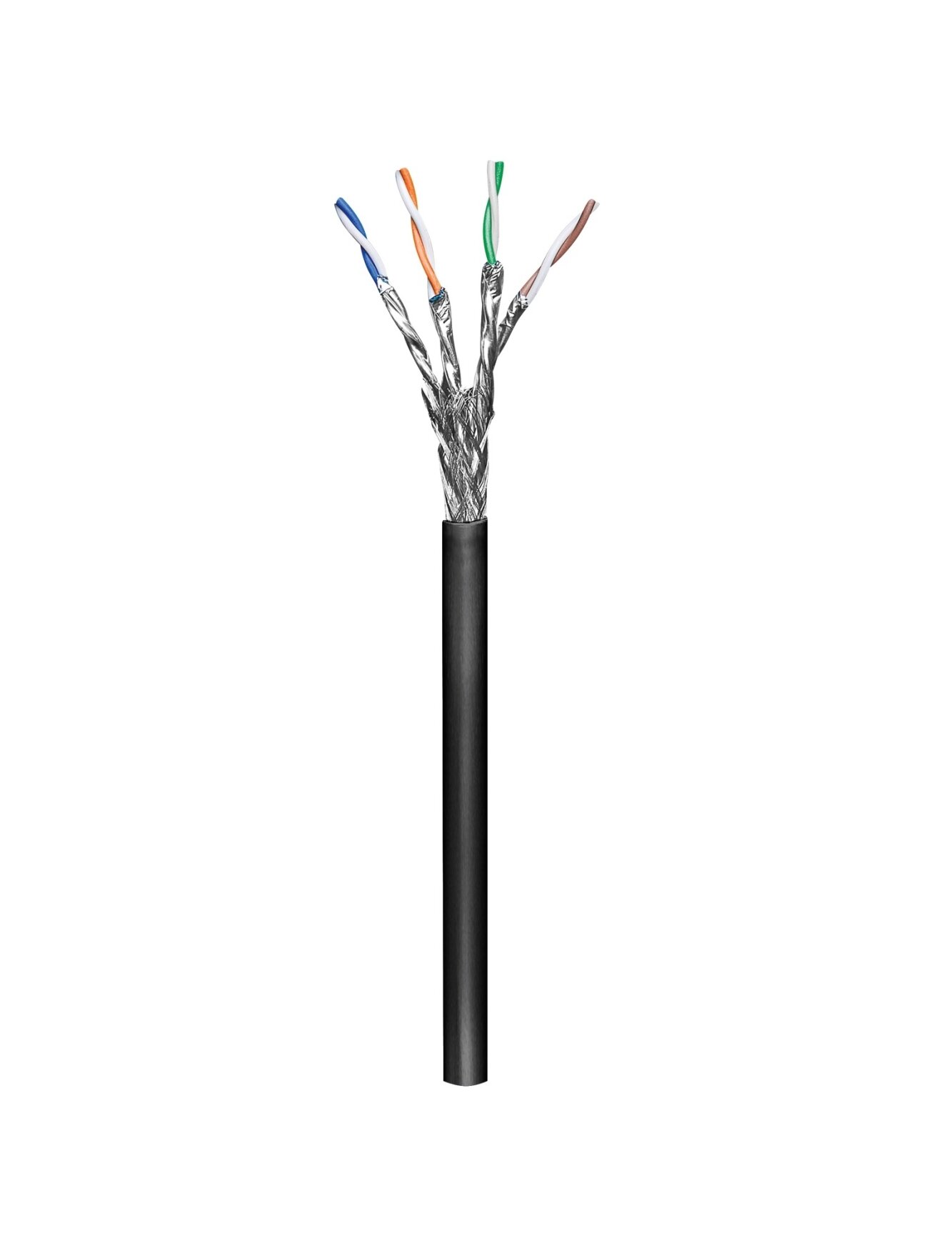 Goobay | CAT 6 Outdoor Network Cable, S/FTP (PiMF), 100 m | 57195 | U/UTP | Black 1 Goobay | CAT 6 Outdoor Network Cable, S/FTP (PiMF), 100 m | 57195 | U/UTP | Black 1