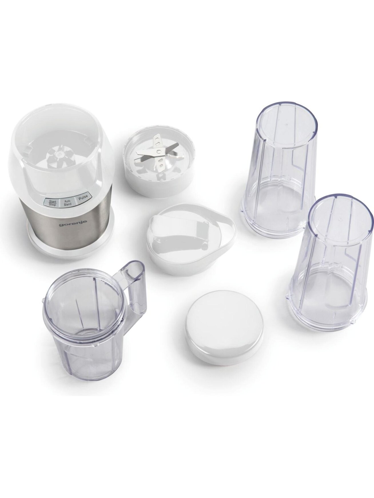 Gorenje Blender | BN1000E | Tabletop | 1000 W | Jar material Tritan | Jar capacity 0.75 L | Ice crushing | White 2 Gorenje Blender | BN1000E | Tabletop | 1000 W | Jar material Tritan | Jar capacity 0.75 L | Ice crushing | White 2