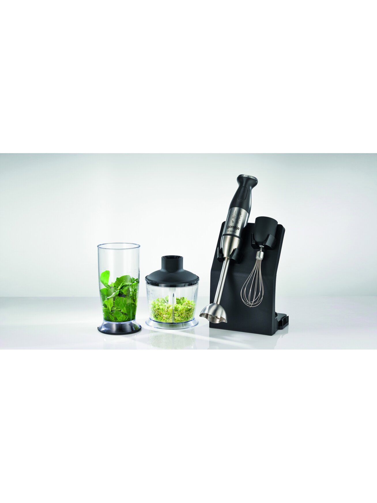 Gorenje | Blender | HBC807QB | Hand Blender | 800 W | Number of speeds Variable | Chopper | Black 2