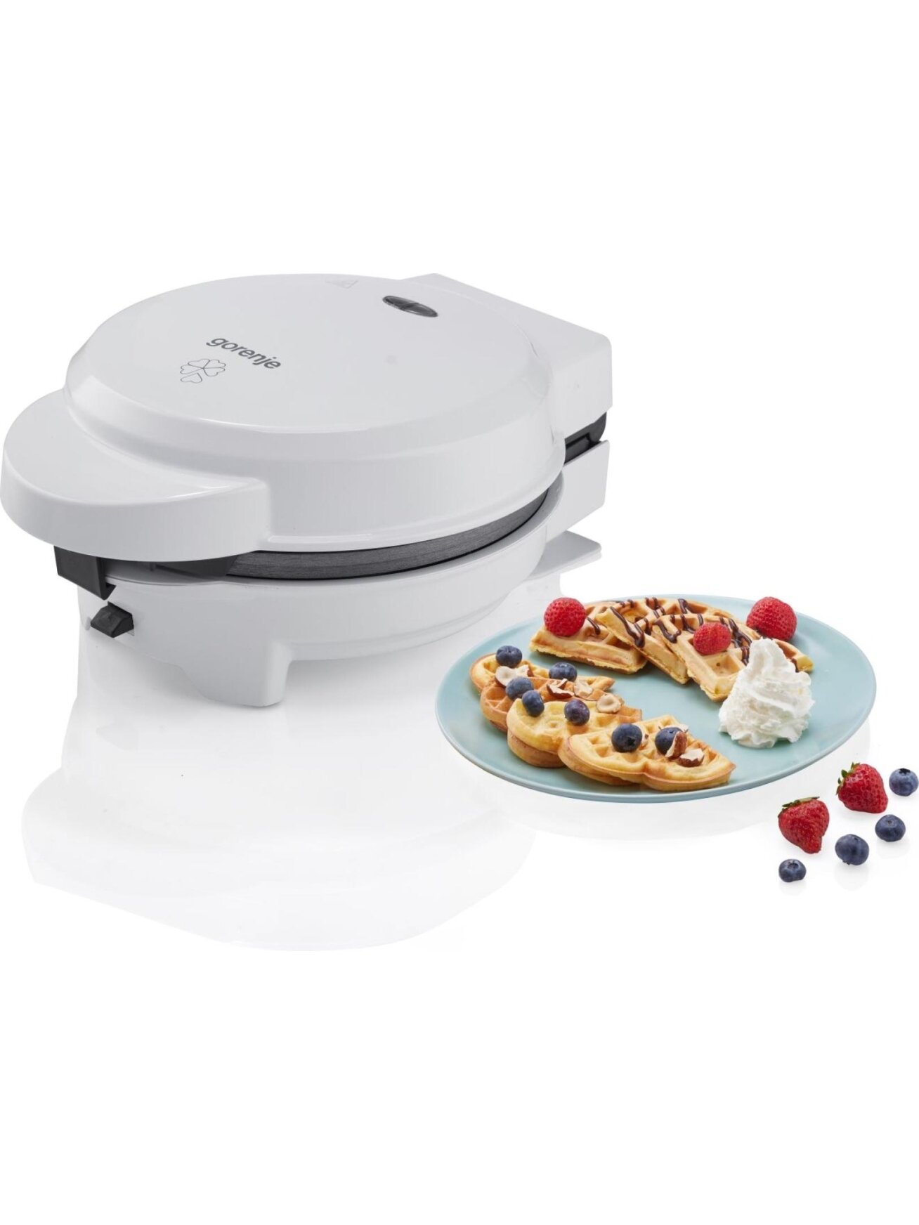 Gorenje | Mini Grill | WM701W | 700 W | Number of pastry 5 | Heart shaped | White 3